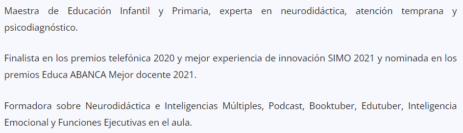 Currículums REALES de formadores de docentes