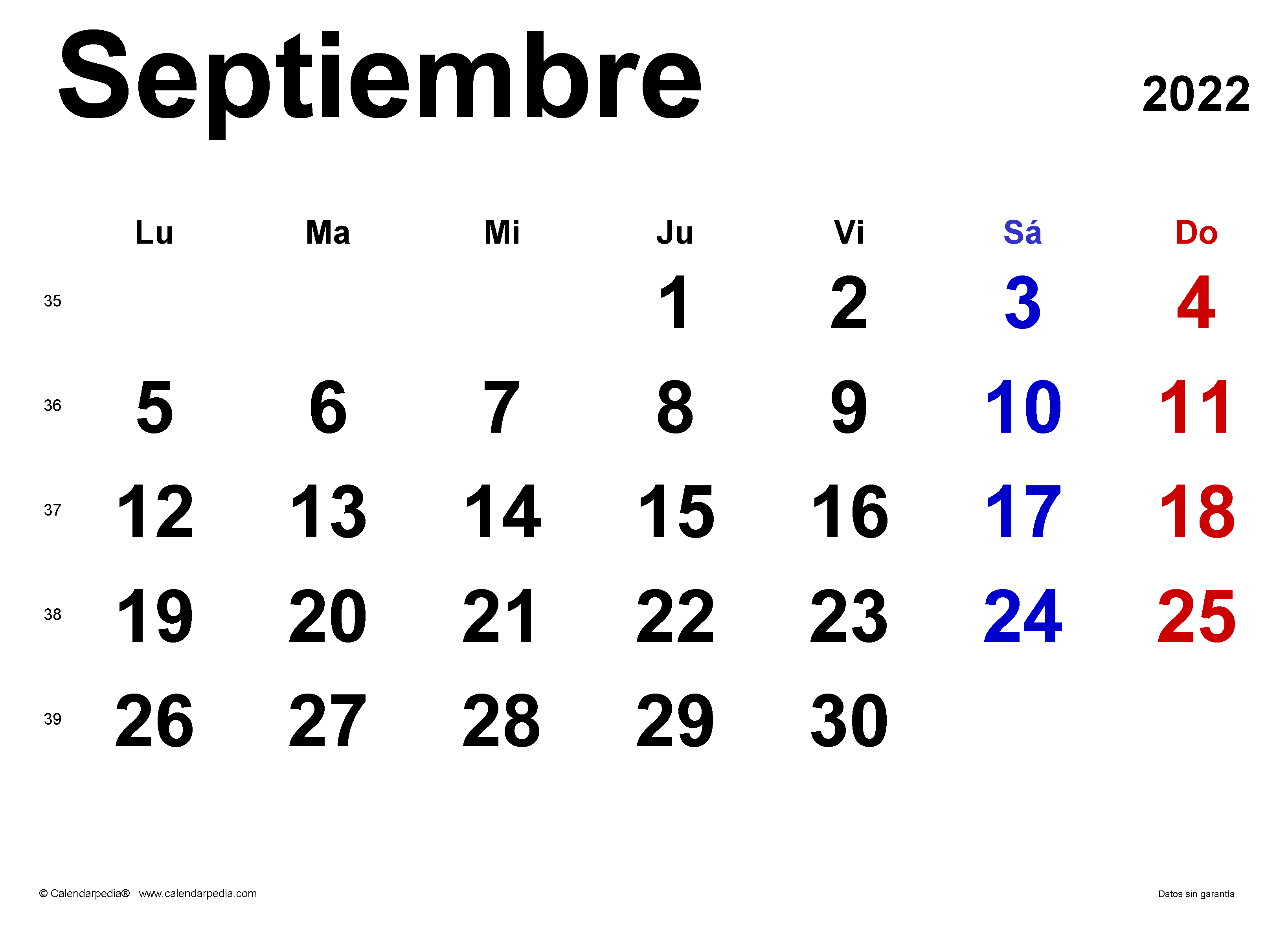 Septiembre 2022